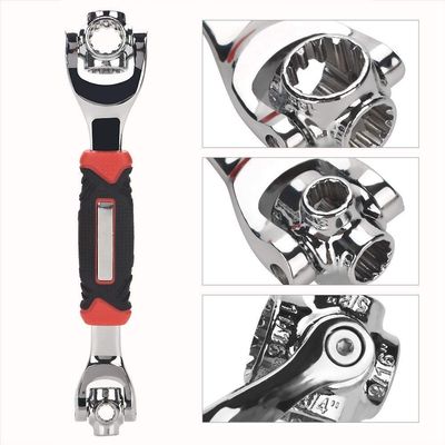 NIWRT 48 in 1 Socket Wrench Multifunction Universal Tool (Silver)