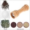 SHREEJIIH Pepper Grinder, Pepper Mill 8.5 Inch, Salt and Wood Mill, Solid Wood with Strong Adjustable Carbon Steel Grinder (1 Piece) view 2