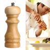 SHREEJIIH Pepper Grinder, Pepper Mill 8.5 Inch, Salt and Wood Mill, Solid Wood with Strong Adjustable Carbon Steel Grinder (1 Piece) view 3