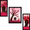 Poster n Frames PNF Lover Couples Wooden Photo Frame | For Bedroom, Living Room Walls With Acrylic Sheet For Gifts|Home Decor|Best Gifting Option(Multicolour,Medium) view 1