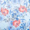 COT PRINTS Cotton Single Bed Sheet Set (1 Sheet and 1 Pillow Cover)(90 x 60 Inches) Flower Blue view 3