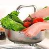 2heet Stainless Steel Kitchen Fruit Vegetable Rice Washing Baskets Strainer Drainer with Handle - Silver view 2