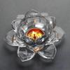 Bellveen Paperweight | Lotus Crystal Glass Figure Paperweight | Decor Collection Living Room | Home Decor for Feng Shui | Medium & Multicolour view 1