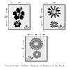 Kayra Decor KHS356441380 PVC Wall Stencil (16 x 24-inches Pack of 3) view 4