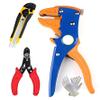 Digital Craft Automatic Wire Strippers Stripping Diameter Can Be Adjusted Automatically for Different Wire Cross Sections 0.25-6.0mm2 with Safety Hand Gloves view 1