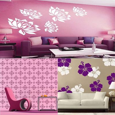 Kayra Decor KHS264356117 PVC Stencil (16 x 24-inches Pack of 3)