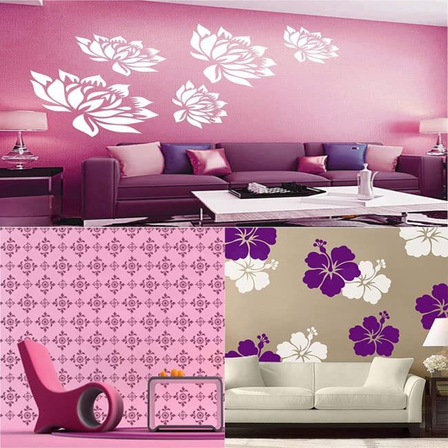 Kayra Decor KHS264356117 PVC Stencil (16 x 24-inches Pack of 3)