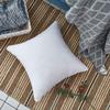 SONNASOFT 18 x 18 Pillow Inserts (Set of 1) - Throw Pillow Inserts with 100% Cotton Cover - 18 Inch Square Interior Sofa Pillow Inserts - Decorative Pillow Insert Pair - White Couch Pillow view 4