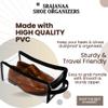 SRAJANAA Waterproof Shoe Bags for Travel | Transparent Dustproof Shoe Covers for Men & Women | Portable Organizer Shoe Pouch for Home, Gym, Luggage & Rain Protection | Travel Essentials  Set of 2 view 3