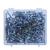 SH RETAIL Zinc Coated (4.2 x 32 mm, 1.25 Inch) Sheet Metal PAN Round Phillips Head Screws with Screwdriver Bit - (200 Pcs) view 1