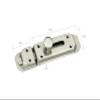 Nixnine Stainless Steel Door Security Latch Lock for Home, Bathroom, Kitchen, Office, (4 Inch),Pack of 5 view 2