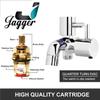 JAGGER JBC1121 Turbo Full Brass 2 in 1 Bib Cock for Bathroom with Foam Flow with Wall Flange and Teflon Tape view 4
