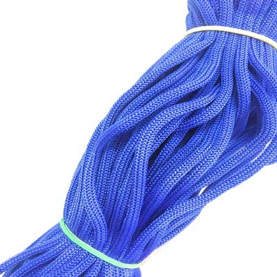 DK Craft Touch Nylon Knot Macrame Beading Braided Thread and Cord 4mm Rope (Persian Blue, 60 m Length)-6 pieces