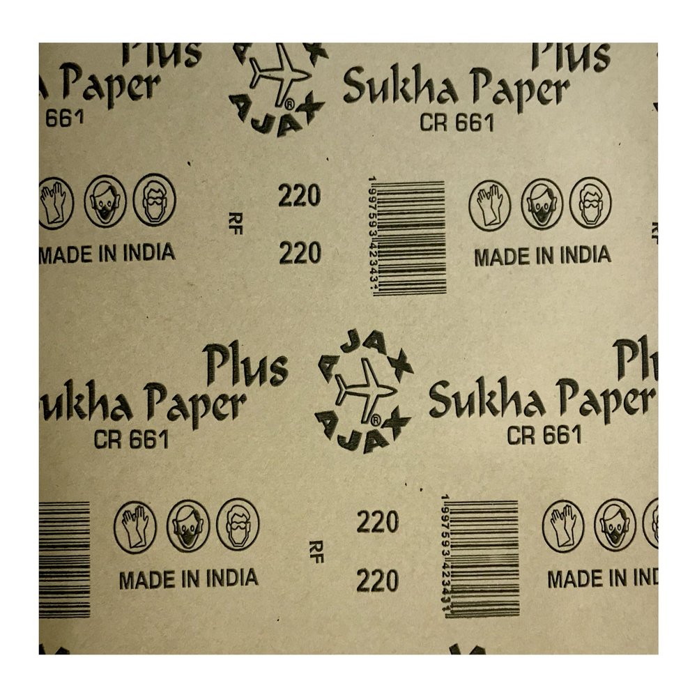 Sukha Alo Sandpaper 220 Grit (Pack of 30)
