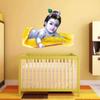 Sticker Yard Wall Stickers | Wall Sticker for Living Room -Bedroom - Office - Kids Room - Hall - Home Decor | StickerYard Baby Lord Krishna Wall Sticker & Decal Vinyl Sticker (58X46) view 1