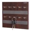 Captiver MDF Wood Wall Mount Key Holder Keyholder (10 Hooks Wenge) Home Office Living Room Bedroom Keychain Storage Decoration Items Organizer Accessories view 1