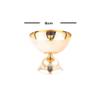 ROLIMOLI Handmade Indian Brass Pyali , Oil Lamp Diya/ Deepak/ Deepam Small for Pooja Decorative Item Set of 1 view 2