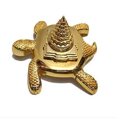 Meru (kachua) sriyantra in Tortoise Made in Metal for Home and Office vastu.