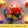 PRANSUNITA Heavy Duty Rangoli Stencil : Size 8" Inches : Pack of 6pcs : for DIY Rangoli Making and Other Craft Work view 3