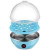 myzon Plastic 7 Egg Boiler Egg Poacher Steamer Electric Egg Cooker Pan Home Machine with Tray- Multicolour view 4