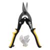 Digital Craft 10" Metal Cutting Scissors | Straight Aviation Tin Snip Shear Pliers | High-Hardness Sheet Metal Cutter with Rubber Handle | Includes Safety Hand Gloves (Random Colors) view 1