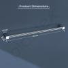 Plantex Stainless Steel Towel Hanger for Bathroom/Single Towel Rod/Towel Bar/Bathroom Accessories (24 Inch-Chrome - 1003) view 4