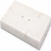 KC KULLICRAFT Natural Marble Soap Dish  Solid Stone Soap Holder for Bathroom Sink & Shower, Heavy Durable Handmade Tray, White Marble Bar Soap Saver (5.7 x 3.5 Inch). view 1