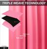 KOSOVO Silk Blackout Curtain Pack of 1 Piece Only with 3 Layers Weaving Technology Thermal Insulated Draperies Energy Saving (Width- 4ft x 6ft -Length) Pink view 3