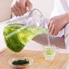 SkyKey Clear Glass Classical Octagonal Water Jug | 1300ML Transparent Jug for Water Juice Fizzy Drinks | Stylish and Durable Glass Pitcher for Home Kitchen Dining Table Use view 2