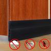 Stick&Seal 50 mm Wide, Under Door Sweep Weather Stripping Door Bottom Seal Strip Door Draft Stopper(Length 1 Meter) (Black) view 2