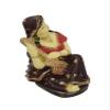 GW Creations Rajasthani Woman Musician Showpiece  Traditional Handcrafted Figurine Playing Ukulele | Antique Brown Home Decorative Statue (12x10x19 cm) view 2