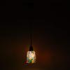 Somil Designer Pendent Hanging Ceiling Lamp Light with Black Cord, Glass, Round, Compatible with 5 to 60 Watt LED, Multicolour view 3