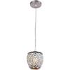 Somil Pendant Ceiling Light Hanging Lamp with Multicolour Mosaic Glass Shade of Lighting Effats, Led Compatible, Perfect for Indoor Lighting. Dia- 10 X 10 X 95 Cm view 1