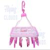 River plast Cloth Drying Stand Hanger for Indoor and Outdoor, Balcony 24 Plastic Clips, Set of 2 view 4