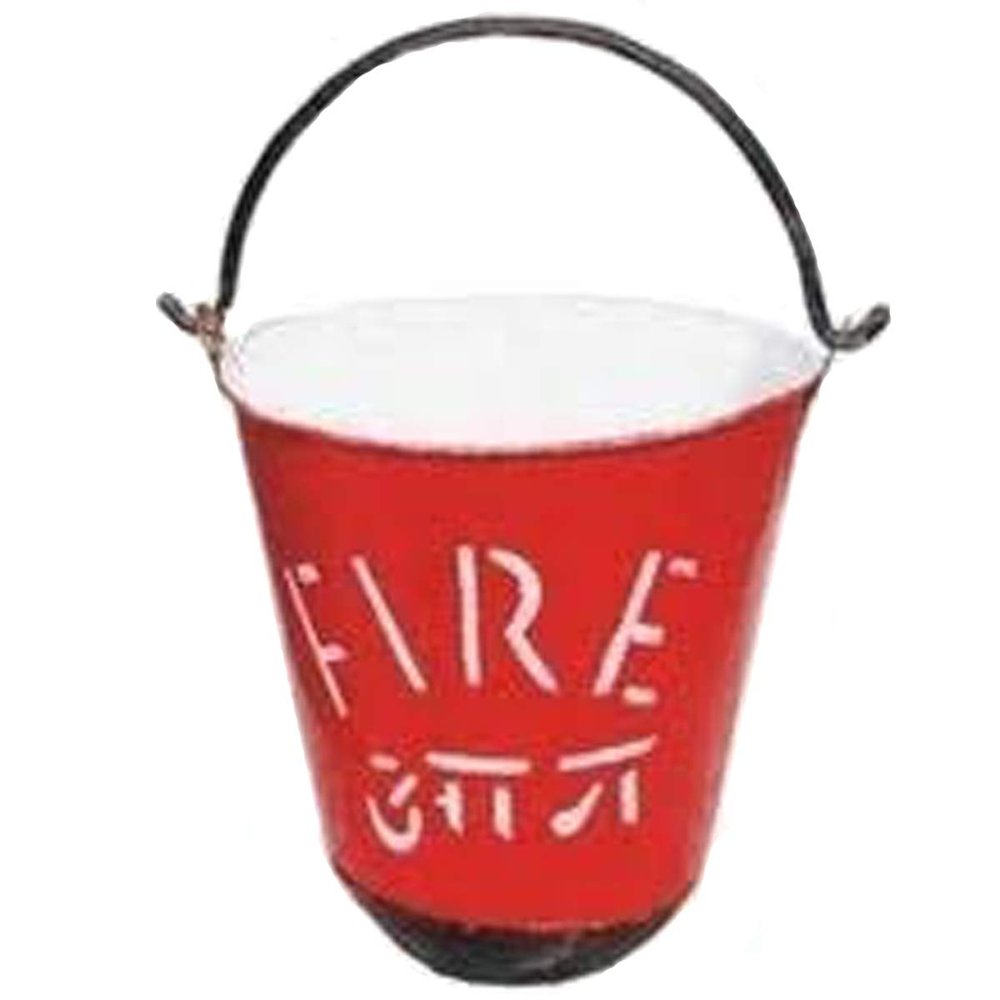 Attack Fire Iron Fire Bucket 9LTR, Red