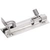 Nixnine L-Shape Heavy Duty Stainless Steel Door Security Latch Lock Tower Bolt for Home, Bathroom, Kitchen, Office, Pack of 1, (6 Inch) view 1