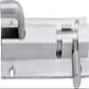 Nixnine L-Shape Heavy Duty Stainless Steel Door Security Latch Lock Tower Bolt for Home, Bathroom, Kitchen, Office, Pack of 1, (6 Inch) view 2