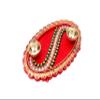 BDS CREATIONS Designer Decorated Diya Bhaidooj, Engagement Platter, Festive Diwali Pooja Floating Plate/Thali view 3