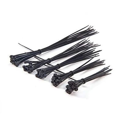 Rpi shop Cable tie (Combo (4, 6, 8, 10, 12 Inch) 100 pcs each), Black, 1)