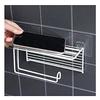 Vihax Toilet Tissue Paper Holder and Multi-Purpose Shelf - Wall Mount Storage Organizer for Bathroom, Holds 1 Rolls - Durable Metal Wire Design view 1