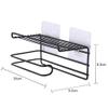 Vihax Toilet Tissue Paper Holder and Multi-Purpose Shelf - Wall Mount Storage Organizer for Bathroom, Holds 1 Rolls - Durable Metal Wire Design view 2