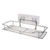 LUVINA Stainless Steel Multi Purpose Bathroom Shelf/Rack Silver Chrome Bathroom Simple Rack for Shampoo view 1