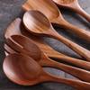 ROLIMOLI Handmade Wooden Serving and Cooking Spoon Kitchen Utensil Set Durable Eco Friendly Kitchen Tools (7) view 2
