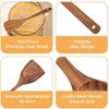 ROLIMOLI Handmade Wooden Serving and Cooking Spoon Kitchen Utensil Set Durable Eco Friendly Kitchen Tools (7) view 4
