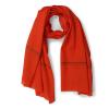ROLIMOLI 100 Percent Cotton Orange Gamchha Angochha Soft Absorbent Traditional Towel Multipurpose Cloth for Daily Use (2 Meter Pack 2) view 1
