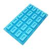 APSAMBRFramed Rectangle Guest Soap Chocolate Jello Ice Cream Silicone Mold 20-Cavity Handmade Soap Jelly Pudding Dessert Baking Mould view 1