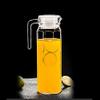 PrimeWorld Evergreen Frigo Glass jug Pitcher with Lid 1Ltr (1050ml) 1 Pcs view 3
