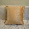 Khooti Sparkle Velvet Cushion Cover, 10x10 | Copper Gold | Pack of 2 | Solid Plain Soft & Smooth, Decorative Cushion Covers for Living Room, Bedroom, Couches, Chairs, Sofas, Beds & Home Decor view 1