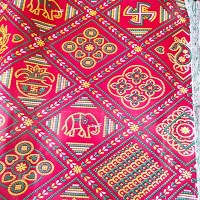 TRUESTORE Jaipuri Paper for Pooja Decoration, Packing (27x18.5 Inches) - Pack of 40 Multicolor Sheets