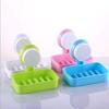 SEASPIRIT Plastic Double Layer Suction Cup Holder Rack Bathroom Shower Soap Dish Hanging Tray (Multicolour , Medium) view 4